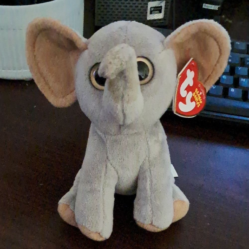 Gray Elephant Plush Toy
